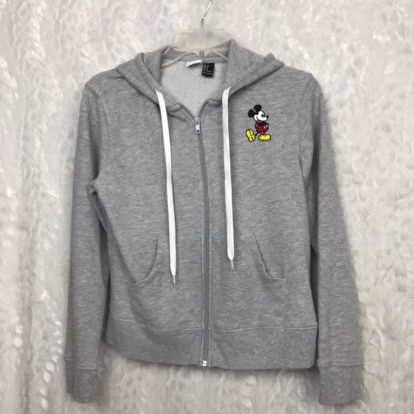 Disney Tops - XSOLDX Disney Mickey full zip gray Mickey Mouse